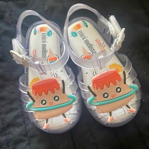 Volcano, sandals